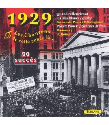 CETTE ANNEE LA : 1929