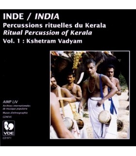 Percussions Rituelles du Kerala. Vol. 1