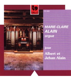 Marie-Claire ALAIN, orgue. joue Albert et jehan ALAIN