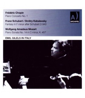 GILELS in Italy  Chopin-Schubert-Kabalevsky