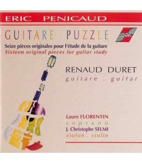 Guitare puzzle, 16 pieces originales pour l'etude de la guitare